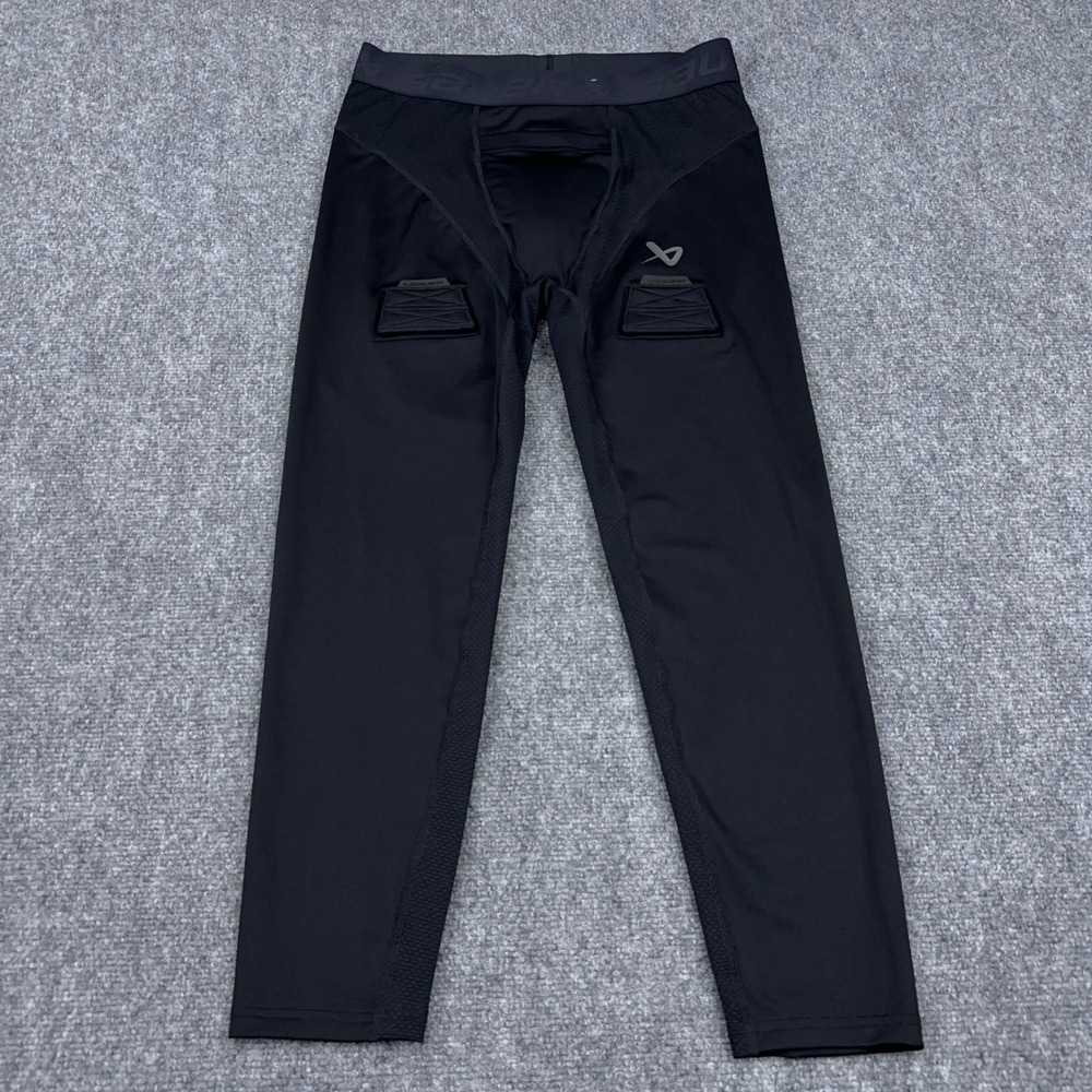 NEW Bauer Pro Jill Pant Women's 12 Black Hockey Base Layer Compression Leggings